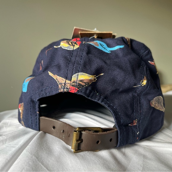 Maker Wear Put a Bird On It J.J. Spectre 5 Panel Hat Cap Navy Blue - Picture 8 of 10